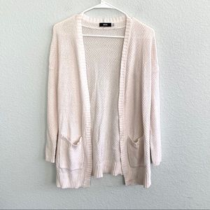Urban Outfitters BDG Cream Knit Open Cardigan